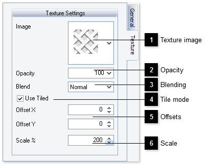 Layer Settings: Texture